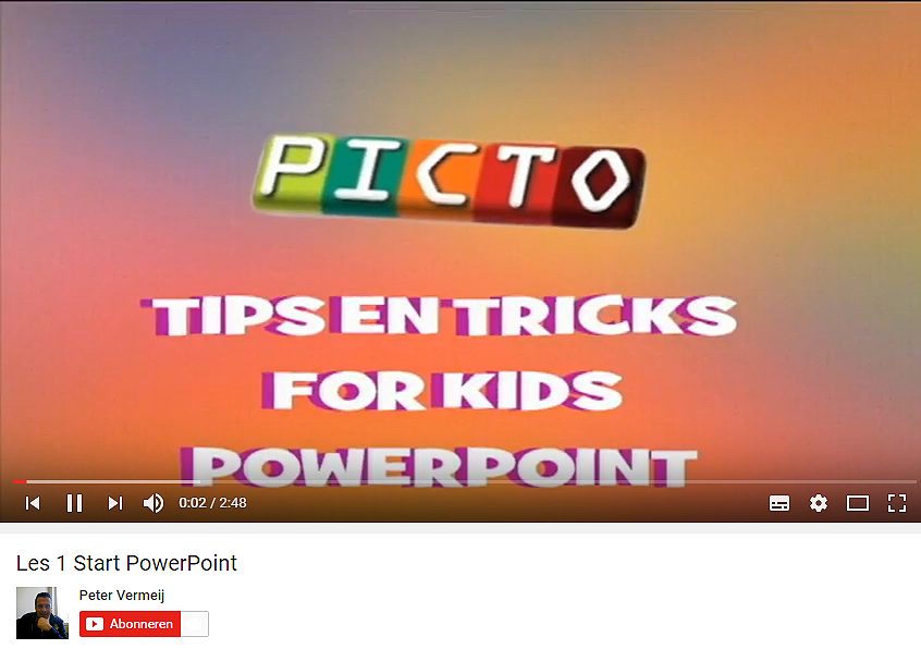 PowerPoint online cursus voor kids
