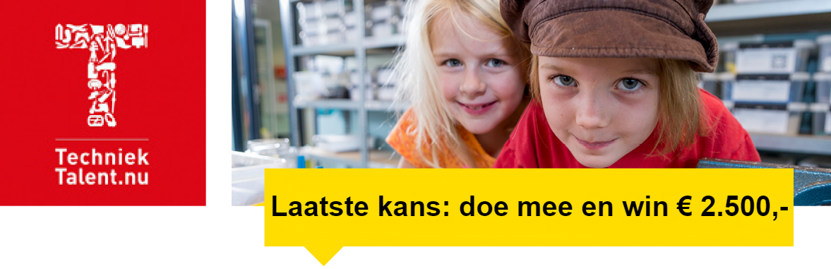 Doe mee aan de TechniekTrofee vóór 13 april!